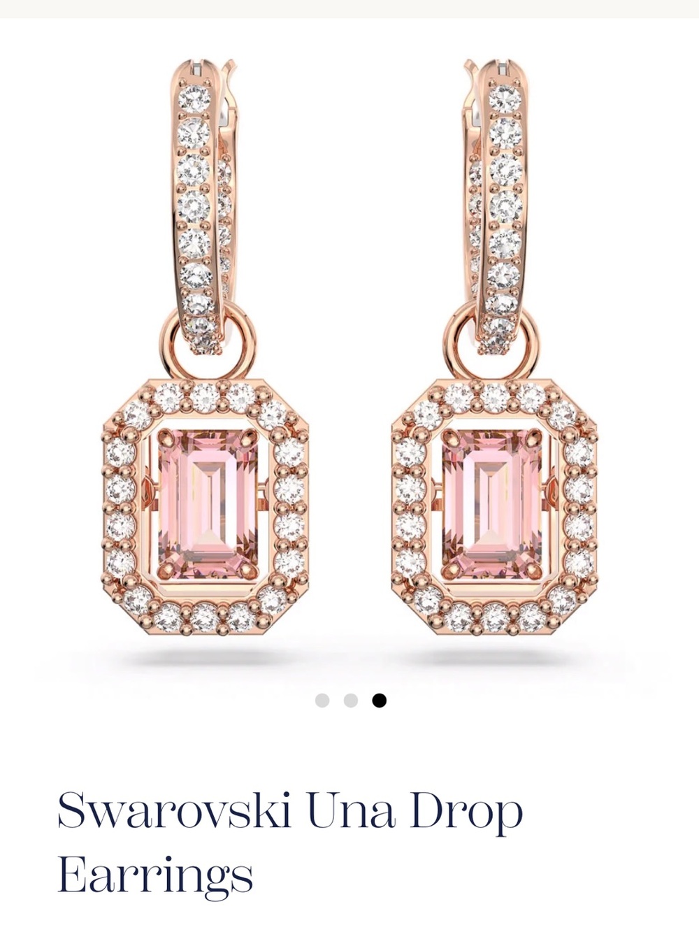 Swarovski Una Drop Earrings